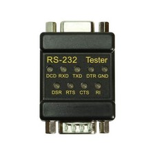 RS-232 LED link Tester DB-9 Male to DB-9 Female