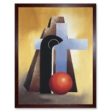 Fillia Colombo Adoration Painting 12X16 Inch Framed Art Print