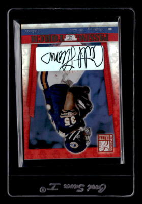 2002 Donruss Elite Passing the Torch Autographs #PT4 Anthony Thomas Auto /100