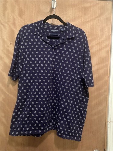 Austin Reed London Mens Polo shirt XL Navy Color - Picture 3 of 10