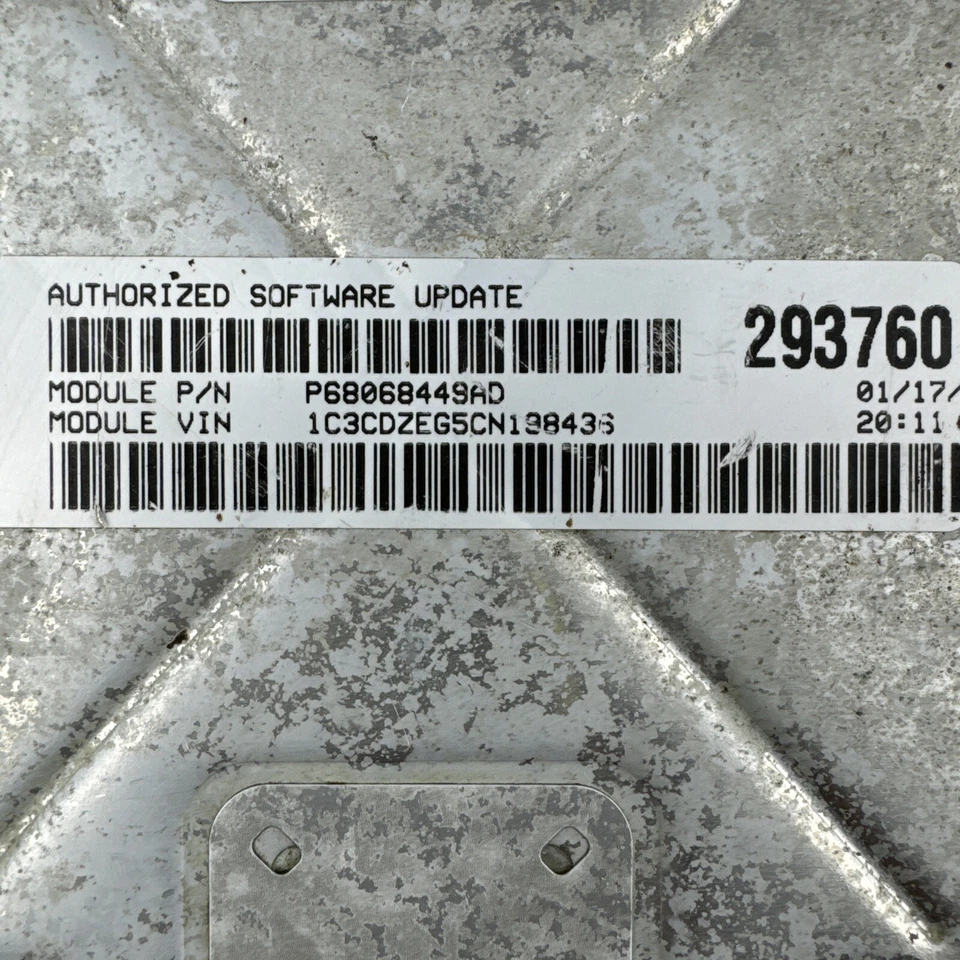 Dodge Grand Caravan P05150657AA 2012 12 unidad de módulo de control del motor ECU ECM OEM Foto 4 de 4