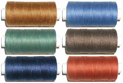 TOP QUALITÄT 36ER JEANS REPARATURGARN, POLY/BAUMWOLLE, 200MTR SPULE, VERSCHIEDENE FARBEN
