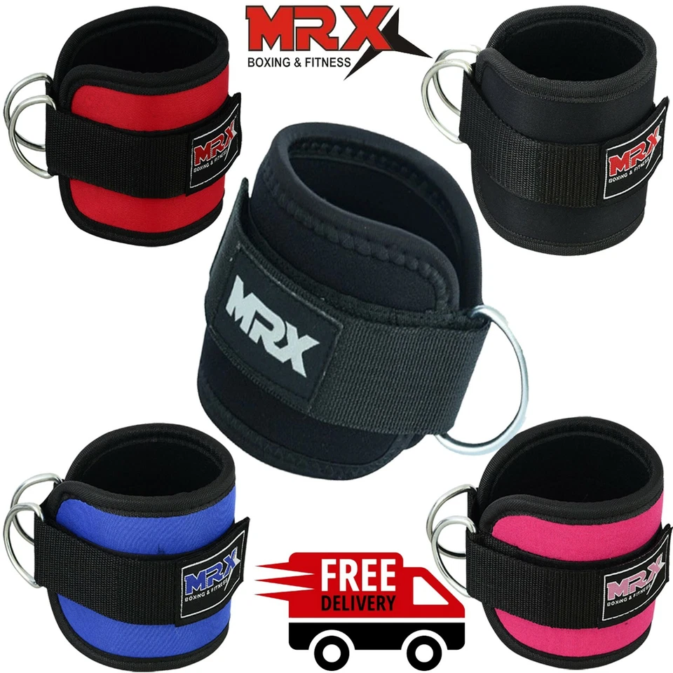 MRX Levantamiento de Pesas Anillo en D Correa para Tobillo 1 PC Pierna Polea Cable Accesorio Hombres Mujeres Foto 2 de 4