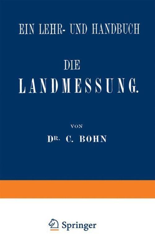 Thumbnail - C. Bohn | Die Landmessung | Taschenbuch | Deutsch | Ein Lehr- Und