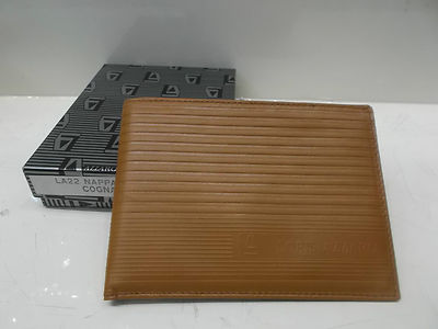 Portafoglio AZZARO uomo Pelle Alta Qualità VINTAGE '80-NUOVO-Wallet-Cartera 