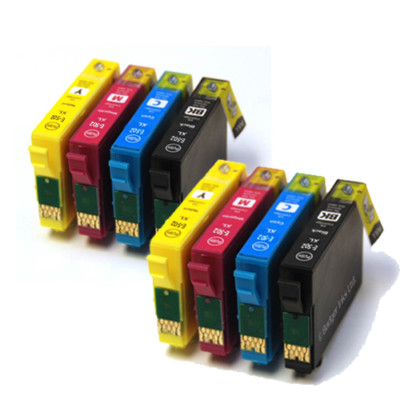 Badger Tinten x2 Sets Tintenpatronen kompatibel mit Epson 502XL Fernglas Serie