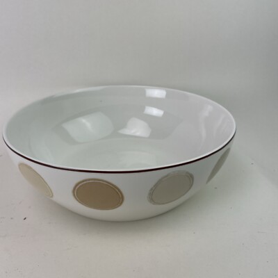 Noritake AMBIENCE MOCHA JAVA 10  Large Vegetable Pasta Bowl 7989