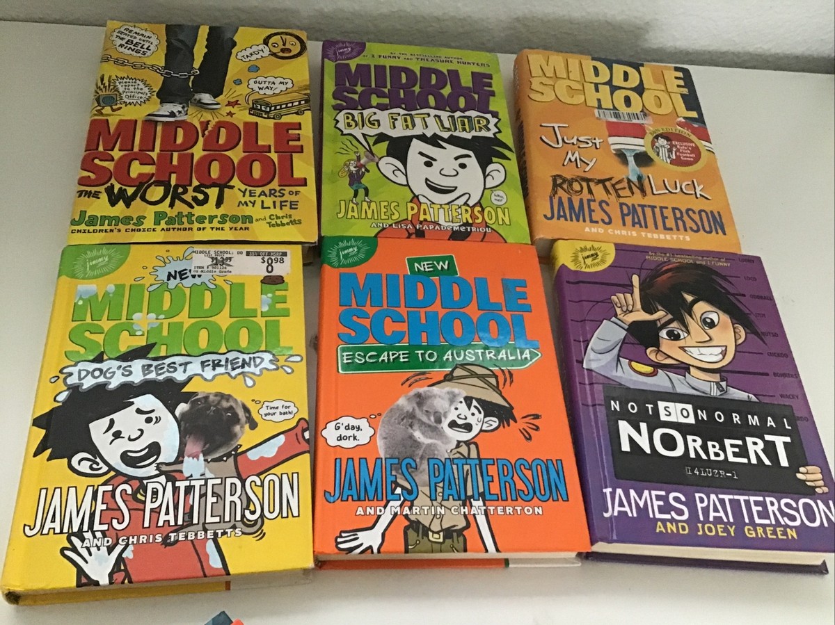 Lot 8 James Patterson Middle School 1,3,7-9, I Funny 5, Norbert