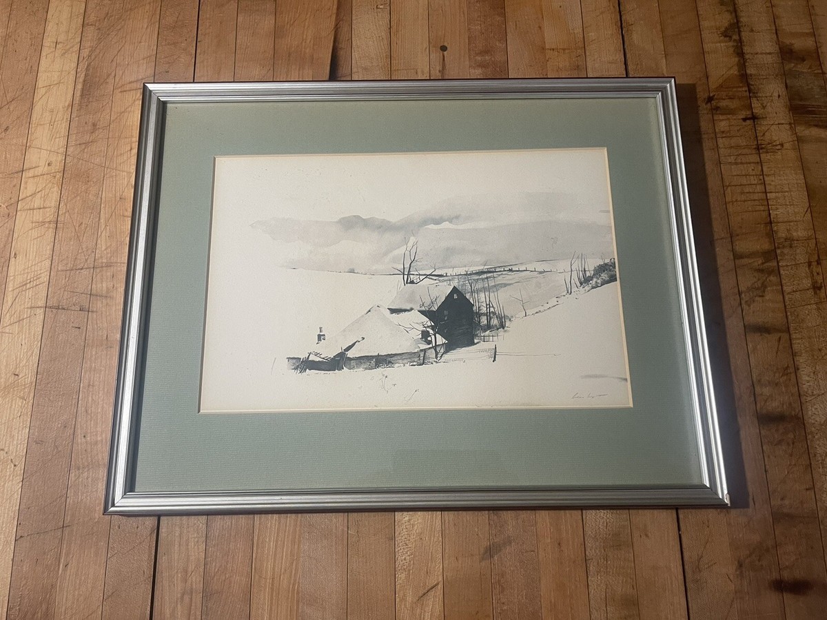 Andrew Wyeth “The Corner” Framed Print 18” X 14” 1960s | eBay