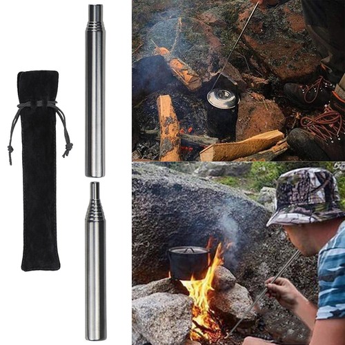 Outdoor Pocket Bellow Collapsible Fire Tools Camping Survival Blowing Tube