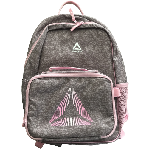 Reebok Scout Backpack with Detachable Lunch Box-Pink