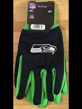 SEATTLE SEAHAWKS NFL SPORT UTILITY GLOVES. NEW ONE SIZE FITS MOST