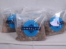 4 Packages JAMBALAYA MIX All Natural Red Lentil 48 servings 12 SERVINGS PER BAG