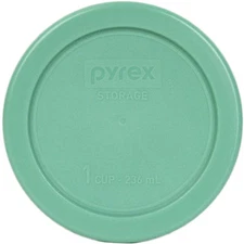 Pyrex 4" Storage Plastic Green Lid Replacement Cover for 1-Cup Bowl 7202-PC New
