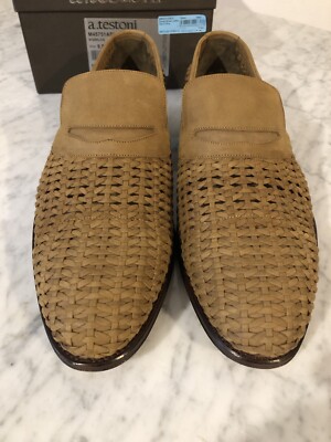 Herrenschuhe A. TESTONI, neu, Größe 46. Leder, Made In Italy