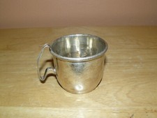 Vintage National silver plated child's cup
