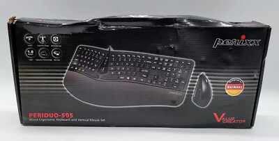 Perixx Periduo-505 Wired USB Ergonomic Split Keyboard