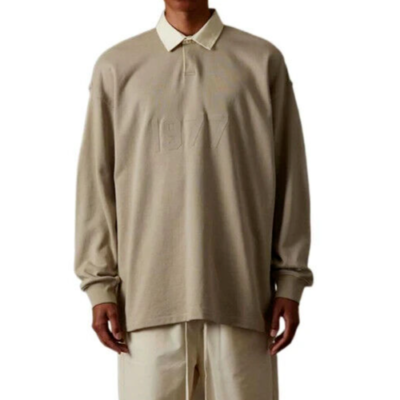 FEAR OF GOD Essentials 1977 Rugby Polo Shirt Men's sz M | eBay