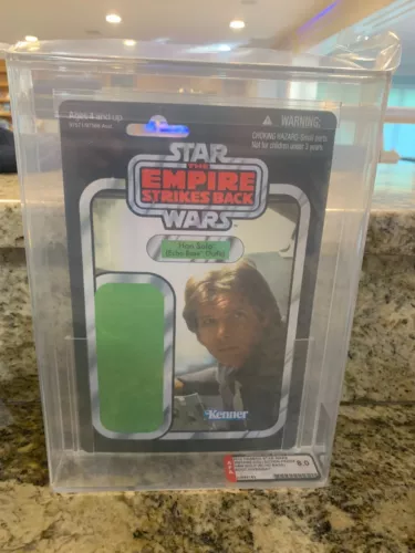 AFA 8.0 2010 Star Wars Vintage Collection Proof Card - VC03 Han Solo Echo Base