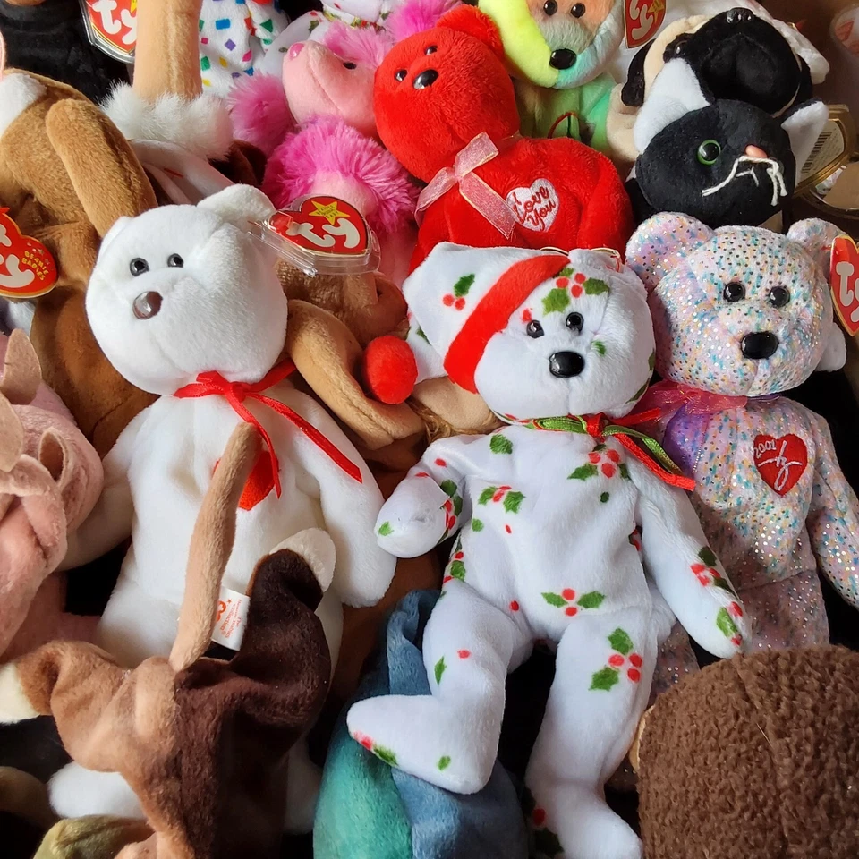 Colección Massive Beanie Babies - 150+ Juguetes de Peluche Ty Originales - Ideal para Coleccionar Foto 3 de 4