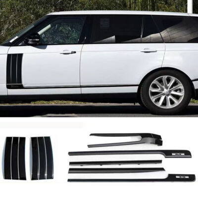 For LWB Long Wheel Range Rover 2013-22 Door Side Body Fender Vent Trim Strip Kit