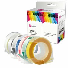 LOTS Compatible Embossing Label Tape Marker For Dymo 9mm x 3m Colour
