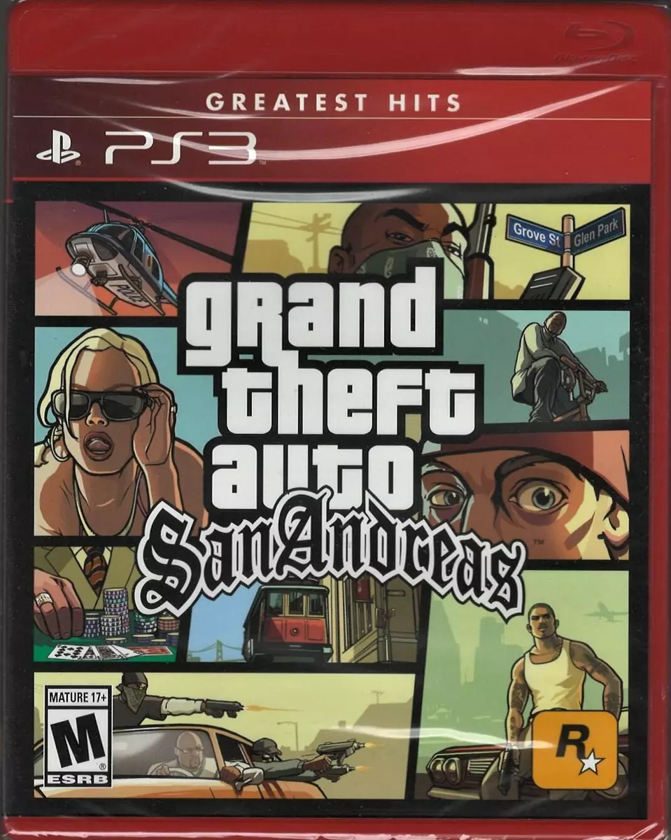 Grand Theft Auto: San Andreas, Rockstar Games, PlayStation 3, 710425476938