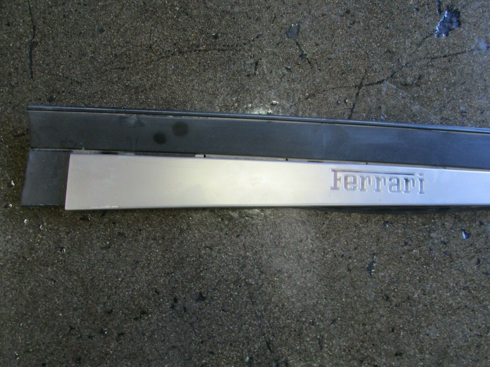 Ferrari 550 RH Right Door Step Plate, Used Some Damage  P/N 64552200, 65221600