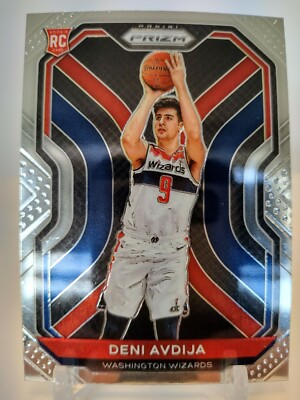 DEVI AVDIJA ROOKIE 2020 21 Panini Prizm Basketball #290 RC Washington WIzards