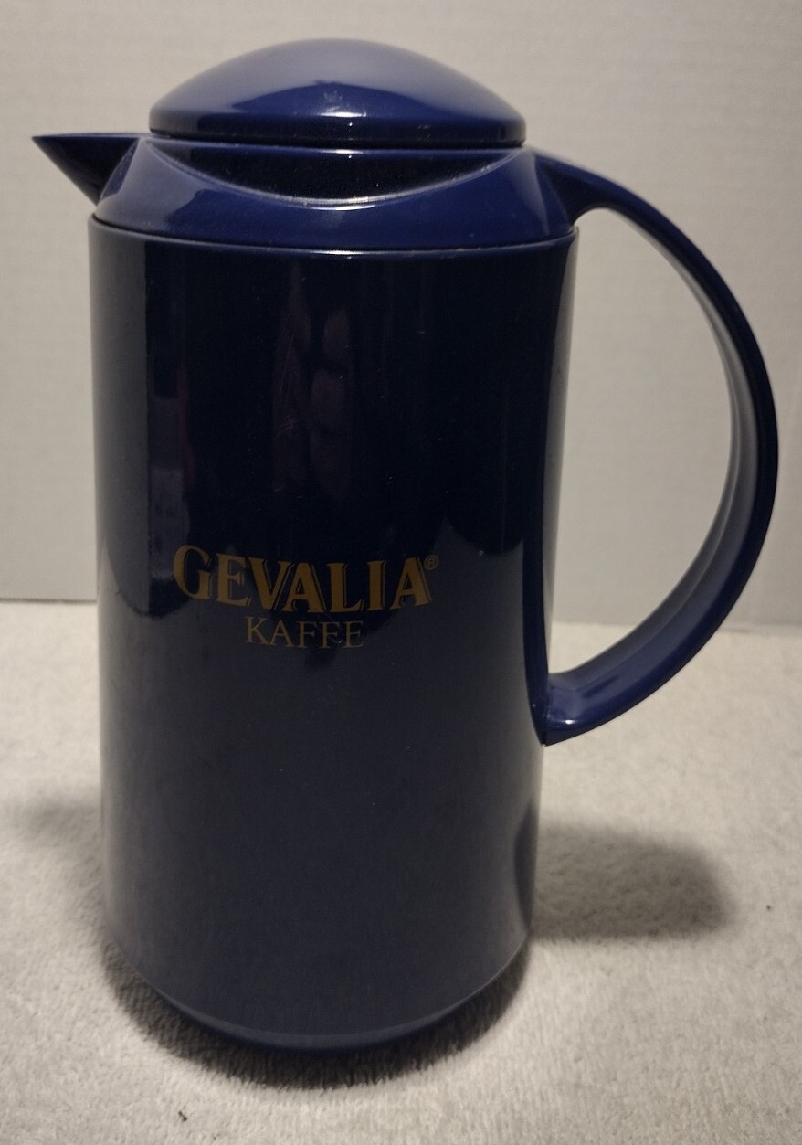 GEVALIA KAFFE Carafe Thermal Coffee Pitcher Blue eBay