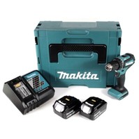 Makita Ddf 485 Rgj Akku Bohrschrauber 18V 50Nm + 2X 6,0 Ah Akku + LadegeräT