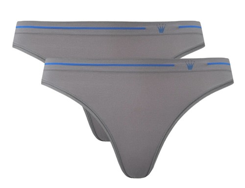 Triumph String Just Trendy 2er Pack XS grau blau NEU - 第 1/5 張圖片