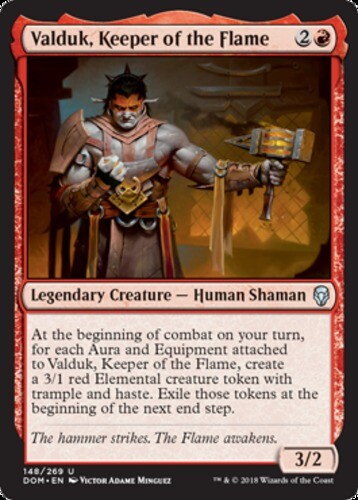 Valduk, Keeper of the Flame NM, English MTG Dominaria - Picture 1 of 1