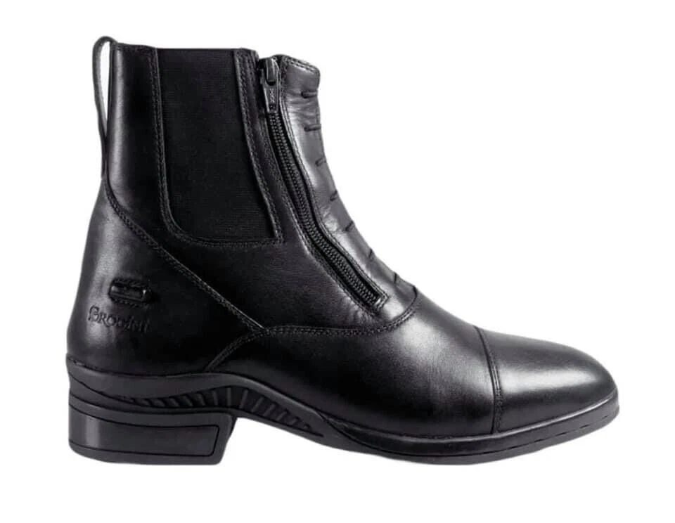 Brogini Vasto Fur Lined Leather Paddock Jodhpur Boots Black eBay