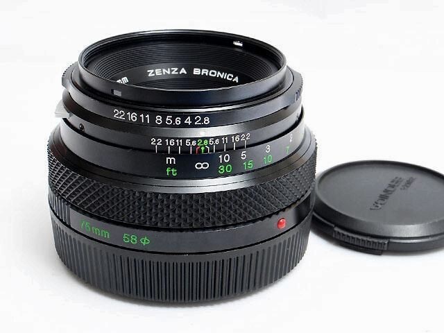 ZENZA BRONICA　ZENZANON MC 1:2.8 f＝75mm Amazon.com : ZENZA BRONICA 75MM F/2.8 Lens W/Front Cap