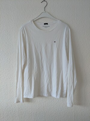 Tommy Hilfiger Herren Pullover weiß Größe S