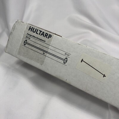 Ebba Strandmark Ikea Black Towel Bar Bathroom Kitchen Utility 31.5'' Hultarp L@@K
