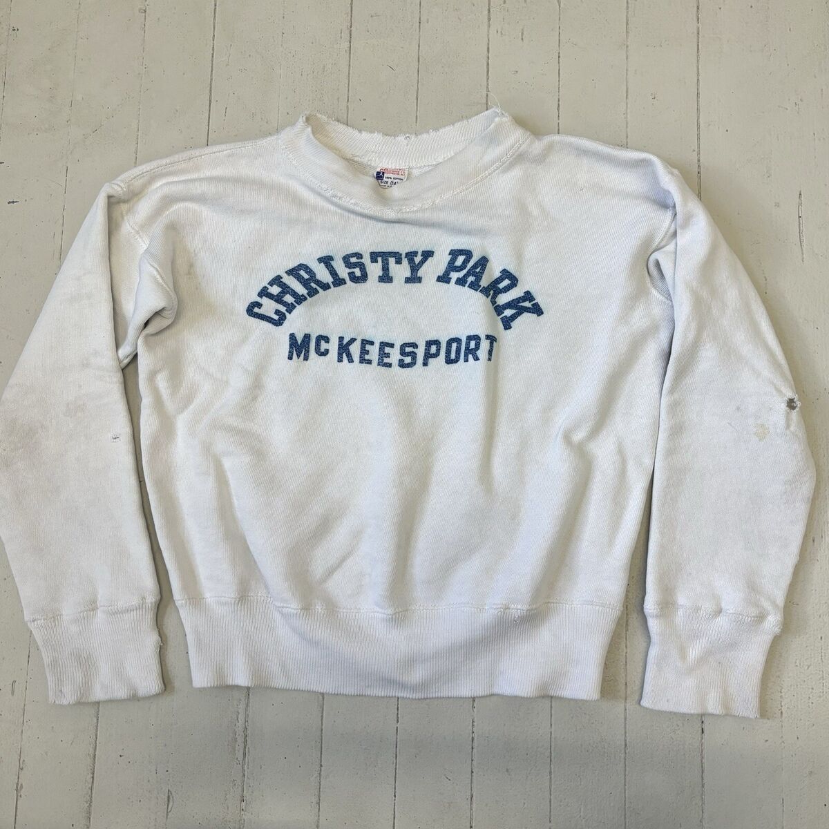 Vintage 1950s Champion Running Man Sweatshirt Sport Sweater Vintage 1950s Champion Running Man Sweatshirt Sport Sweater