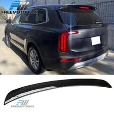 Fits 20-25 Kia Telluride IKON Rear Middle Spoiler Trunk Wing Lip - Gloss Black