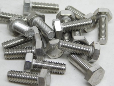Uxcell M10 x 25mm 304 Stainless Steel Hex Head Screws Bolts, Nuts, Flat & Lock Washers Kits 8 Sets