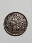 1907 indian head cent penny Vf