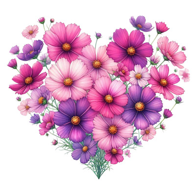 Clear 18X18cm Pink Floral Car Sticker