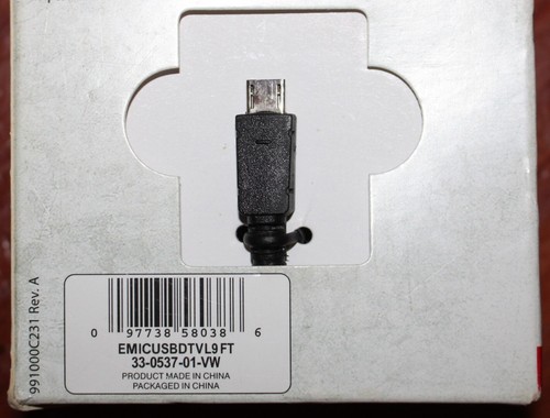 Verizon Micro Draw Wall Charger Micro Draw USB 9 Foot Cord - Energy Conserving - Picture 2 of 2