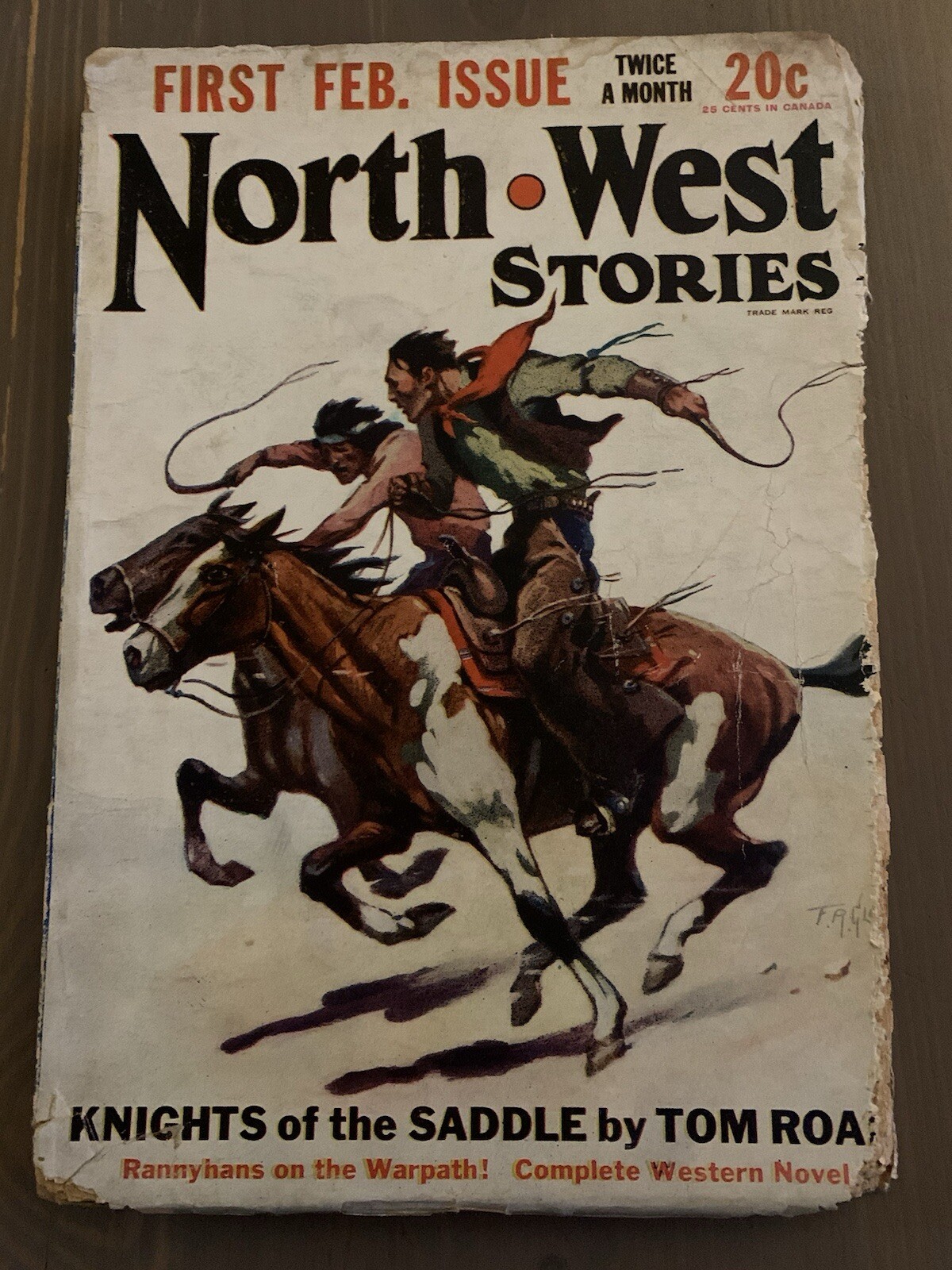 NORTH WEST STORIES PULP Magazine February 8 1928 Northwest Western Mounties