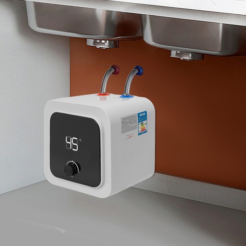 8L 1500W Electric Water Heater Top Outlet Instant Hot Mini Tank Water Heater USA