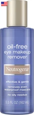 Gentle Oil-Free Eye Makeup Remover & Cleanser for Sensitive Eyes, Non-Greasy Mak