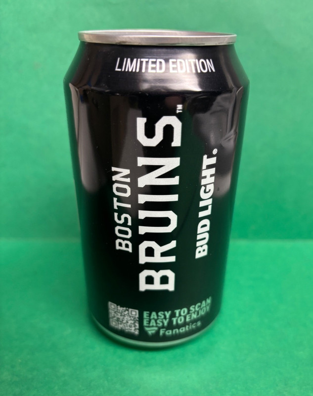 2024-5  BUD LIGHT BOSTON BRUINS HOCKEY BEER CAN MASSACHUSETTS SPORT BUDWEISER