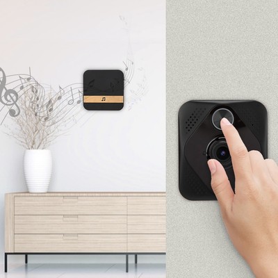 Lower Power Doorbell With Camera Smart Wifi Door Bell Ring SAL