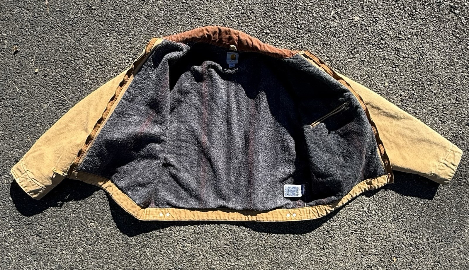 Vintage Carhartt Interstellar Brown Detroit Jacket RNJ001 BRN Men's XL Regular thumbnail 15