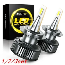 2x AUXITO H7 Headlight LED Kit High Low Beam Bulbs 6500K Lamp Bright Super White